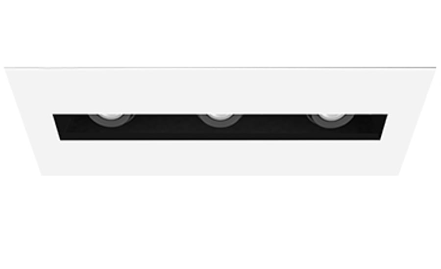Velato VEL-HHP-TL-3-SA 3LT LED Recessed Slot Adjustable with Trimless Multiple 3 Light + Housing + Trimless