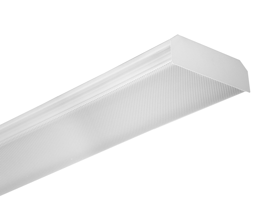 LA Lighting WAN107-2-8RT-4E8I-UNV Series 3669 Lumens 8 Foot Medium Bi-Pin T8 Tandem Fluorescent Wraparound Surface or Suspended Luminaire