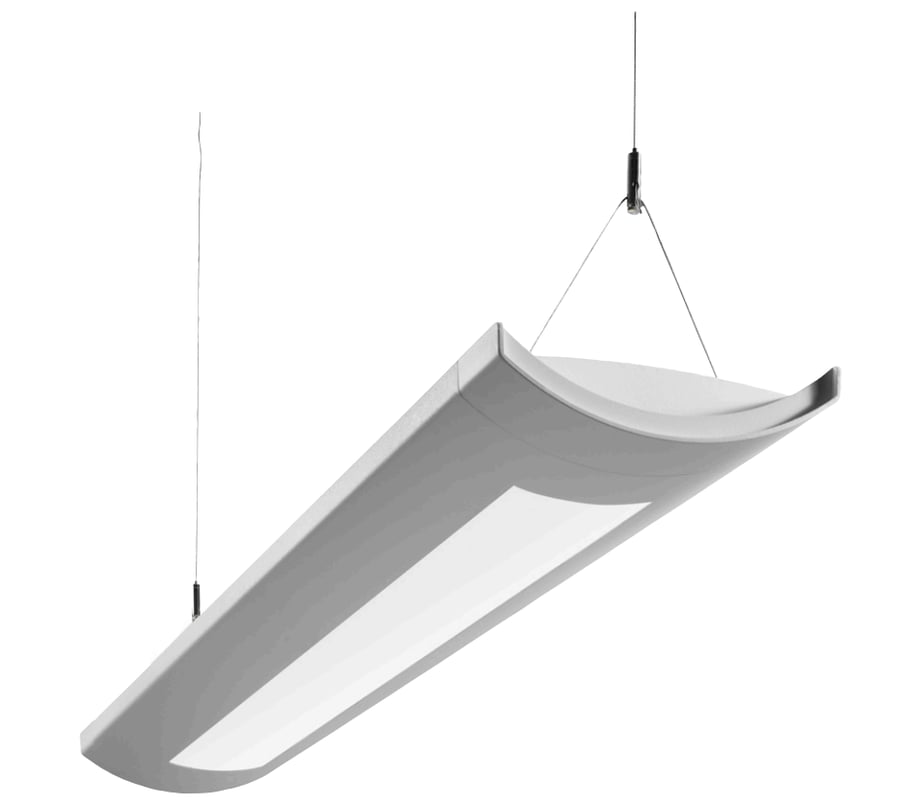 Prudential Lighting Wave2 Direct / Indirect LED Linear Suspension Light