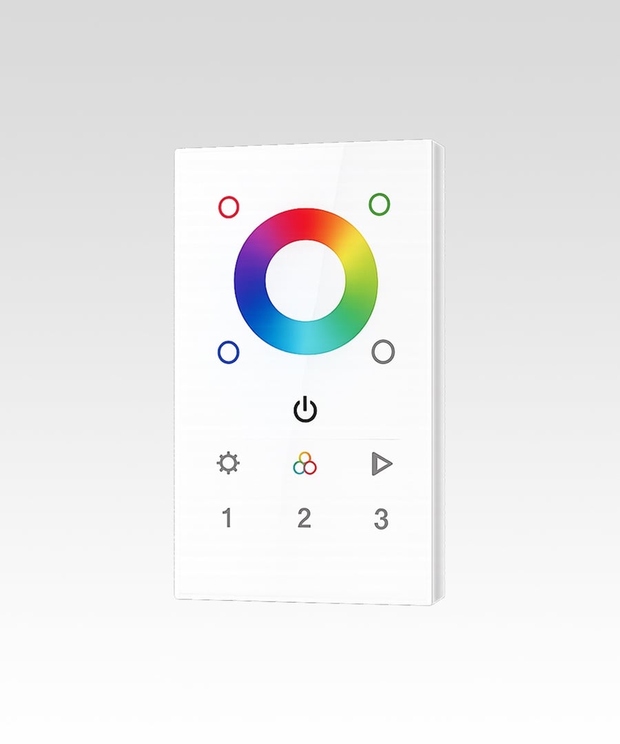 RGBW Color-Changing ZigBee & DMX Touch Wall Control