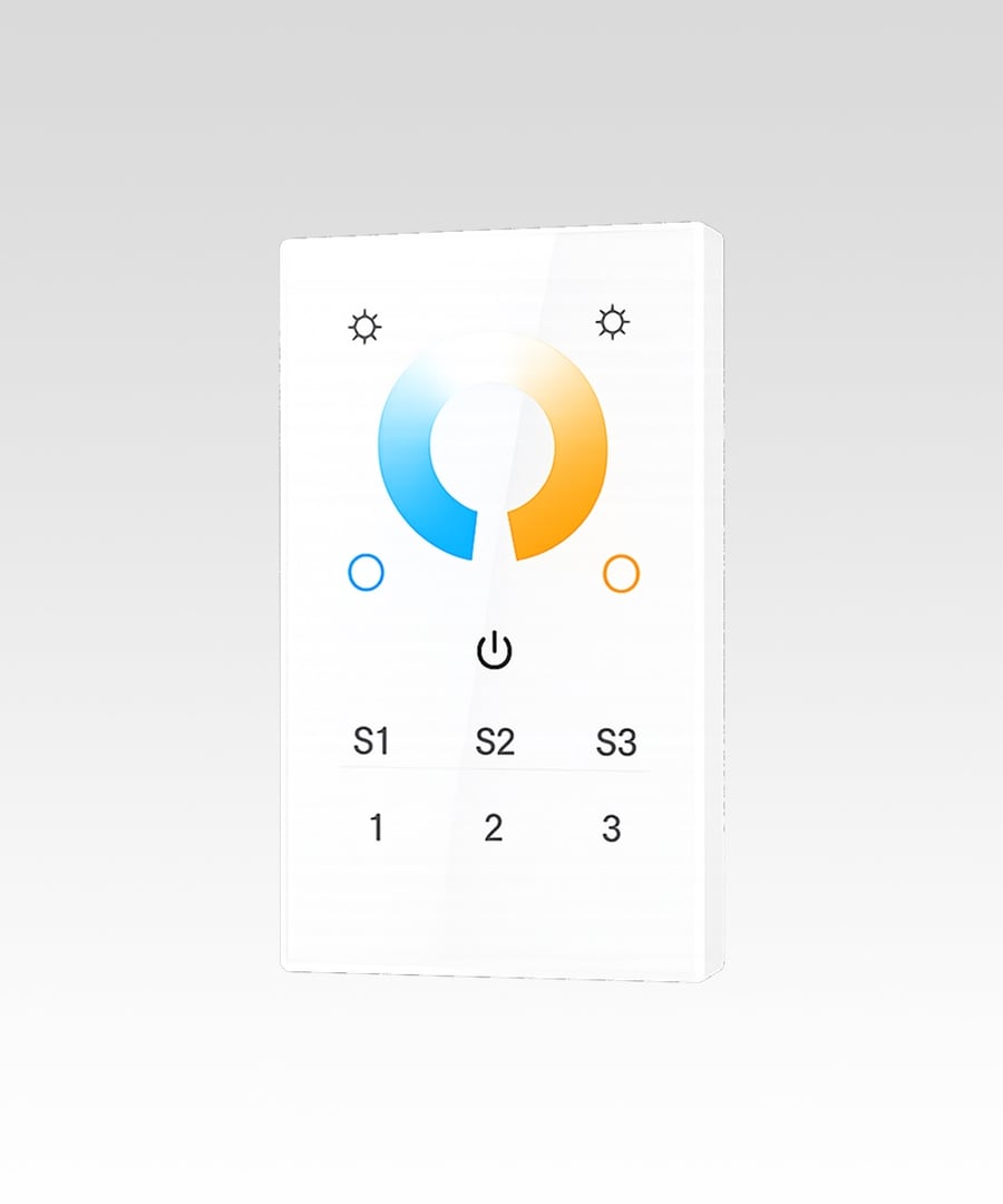Tunable-White ZigBee & DMX Touch Wall Control