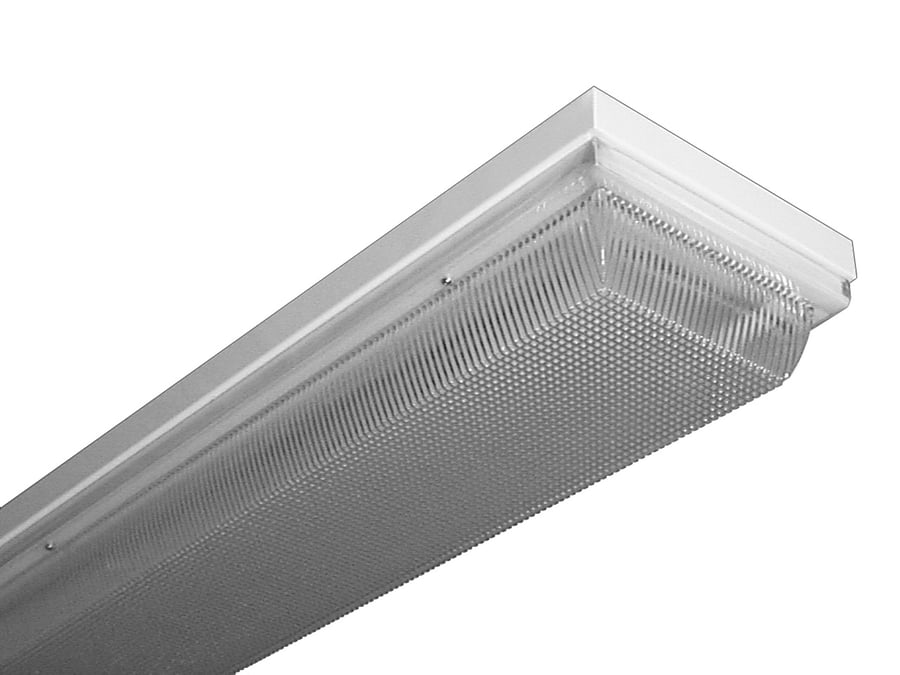 LA Lighting WSE500-2-4R-2E8I-UNV Series 4 Foot 5800 lum T8 Fluorescent Wraparound Security Luminaire