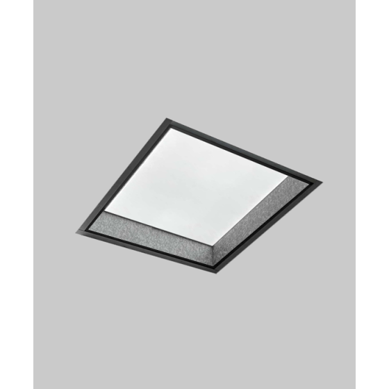 Regressed Sound-Absorbing Acoustic Recessed Light
