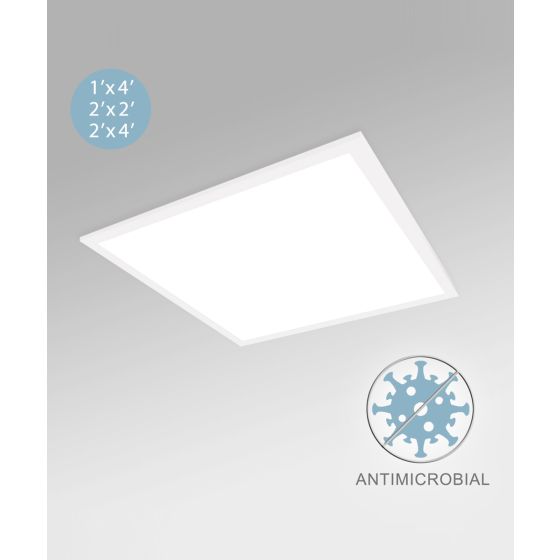 Antimicrobial Back-Lit Field-Adjustable LED Panel Light