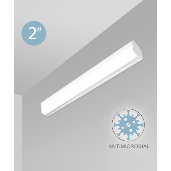 Antimicrobial Slim Linear LED Wall Light