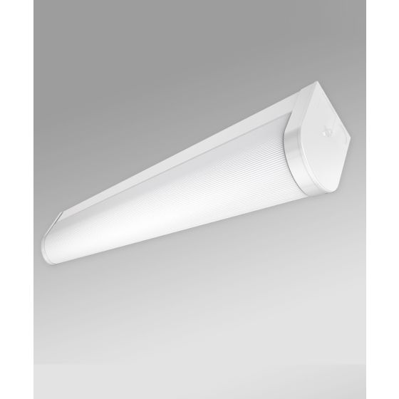 Antimicrobial Wrapped Linear Hemisphere LED Ceiling Light