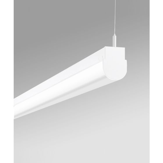 Antimicrobial Rounded Linear Pendant LED Light