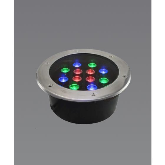 12-Watt Drive Over Driveway In-Ground RGB LED Well Light