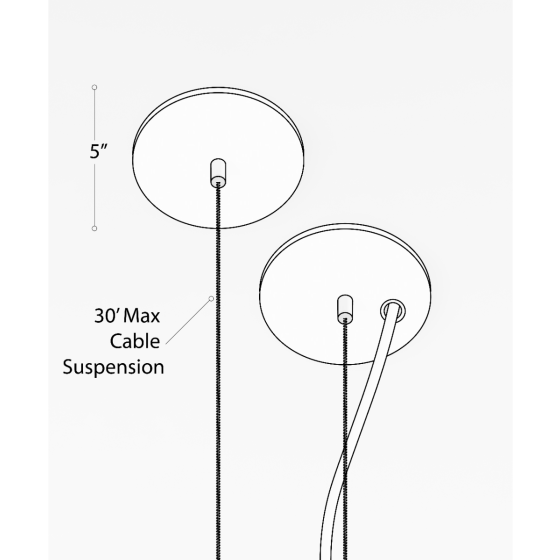 5-Inch Canopy Kit with Adjustable Aircraft Cable