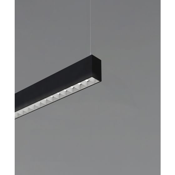 1-Inch Louver Linear LED Pendant Light