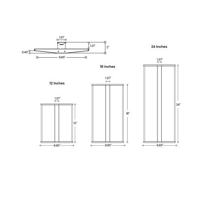 Architectural LED Linear Ceiling Light