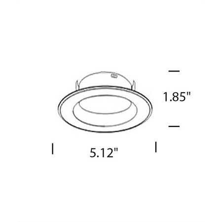 4-Inch Round LED Recessed Can Light