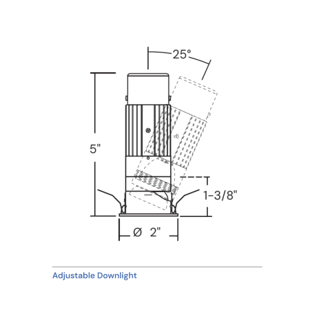 1.5-Inch Trimless Square Recessed Micro LED Light