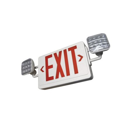 Alcon Lighting 16107 Aluminum LED Exit Signs with Emergency Lights