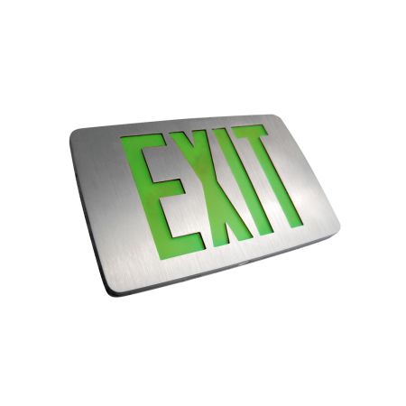 Alcon 16123 Thin Die-Cast Aluminum LED Exit Sign