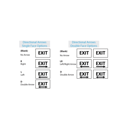 Alcon 16125-S Chicago Approved Edgelit Aluminum LED Stair Sign