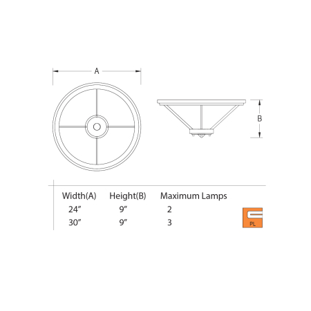 Alcon Lighting 6013 Architectural Surface Mount Office Light Fixture - Fluorescent