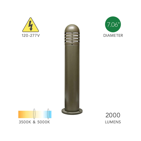 Alcon 9006 41 Inch LED Bollard Area Lighting