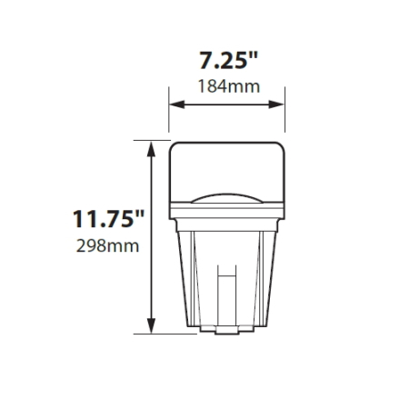 Alcon 9038-WW 7-Inch In-Ground LED Well Light