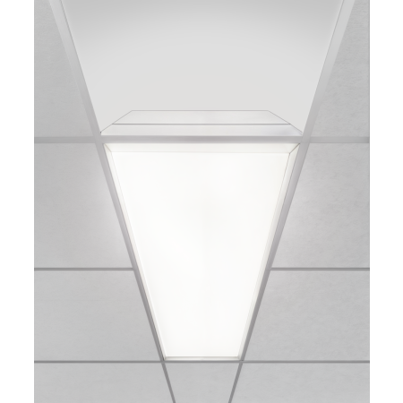 Alcon Lighting 14129-R LED recessed troffer panel light with a white finish.