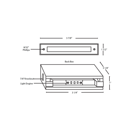 Alcon Lighting 14051 Alder Architectural LED Outdoor Recessed Step Light