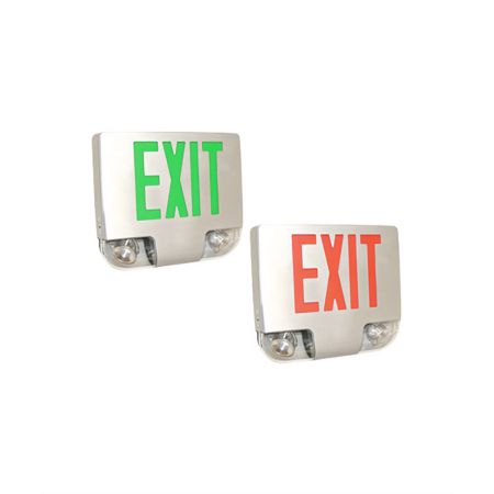 Alcon Lighting 16114 Combination LED Exit Signs with Emergency Lights