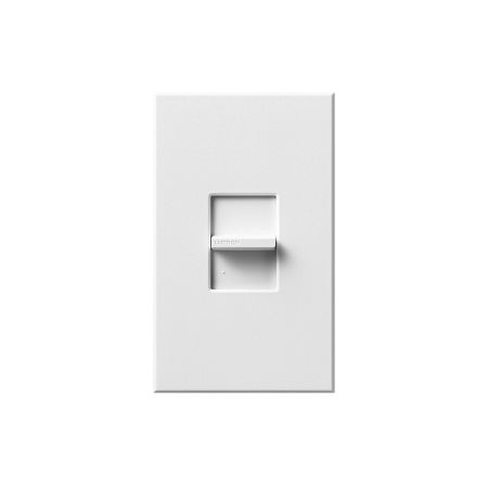 Lutron Nova T NTSTV-DV-WH 0-10V Slide-to-Off Dimmer Switch Single-Pole 120-277V White (8A Max)