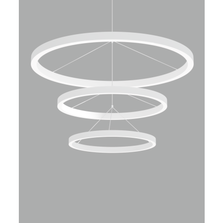 Alcon 12281-RGBW Circline 3-Ring LED Pendant Light