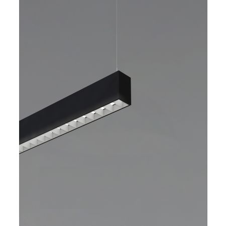 1-Inch Louver Linear LED Pendant Light