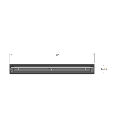  Alcon 11136-4 RFT Linear Surface-Mounted Ceiling Wraparound Light