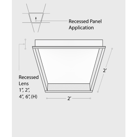 Alcon 11166 LED troffer light by Alcon Lighting.