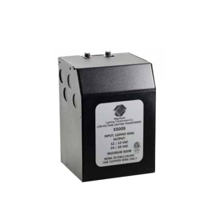 Magnitude 500 Watt 12/24Volt AC Indoor Transformer M500S