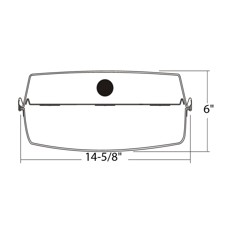 Alcon 15220-2 VPT II Commercial LED 2-Foot Gasket Surface Down Light