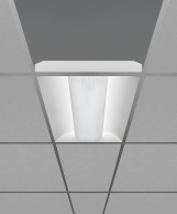 Perforated Metal Center-Basket Recessed LED Troffer Light