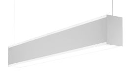 Focal Point FSM4BS Seem 4 LED Direct/Indirect Architectural Linear  Suspended LED Office Ceiling Light Fixture at