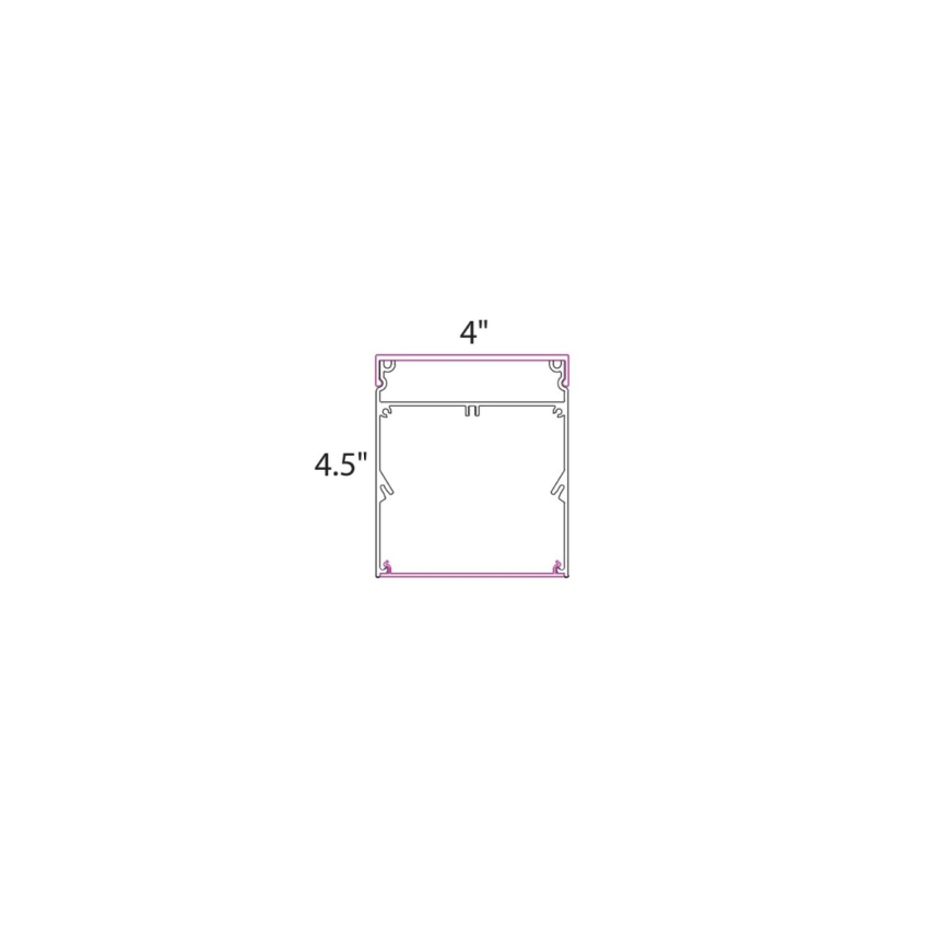 Wet Location 4-Inch Linear LED Ceiling Light