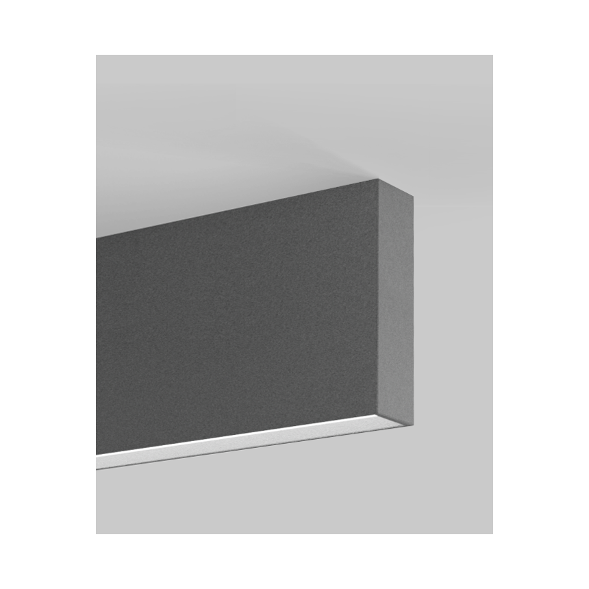 Alcon 12101-20-S-12 acoustic ceiling light shown with pewter finish and regressed lens