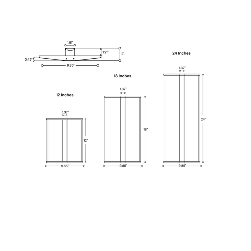 Architectural LED Linear Ceiling Light