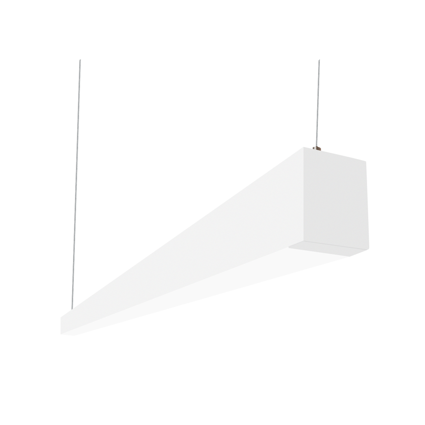 22145-8 linear suspension lighting with labels for direct downlight and quickship