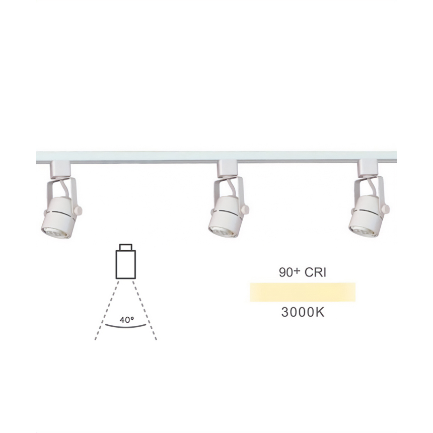 3-Light LED Track Lighting Kit