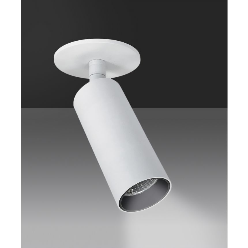 Product rendering of the 13351 monopoint light by Alcon Lighting with a white finish