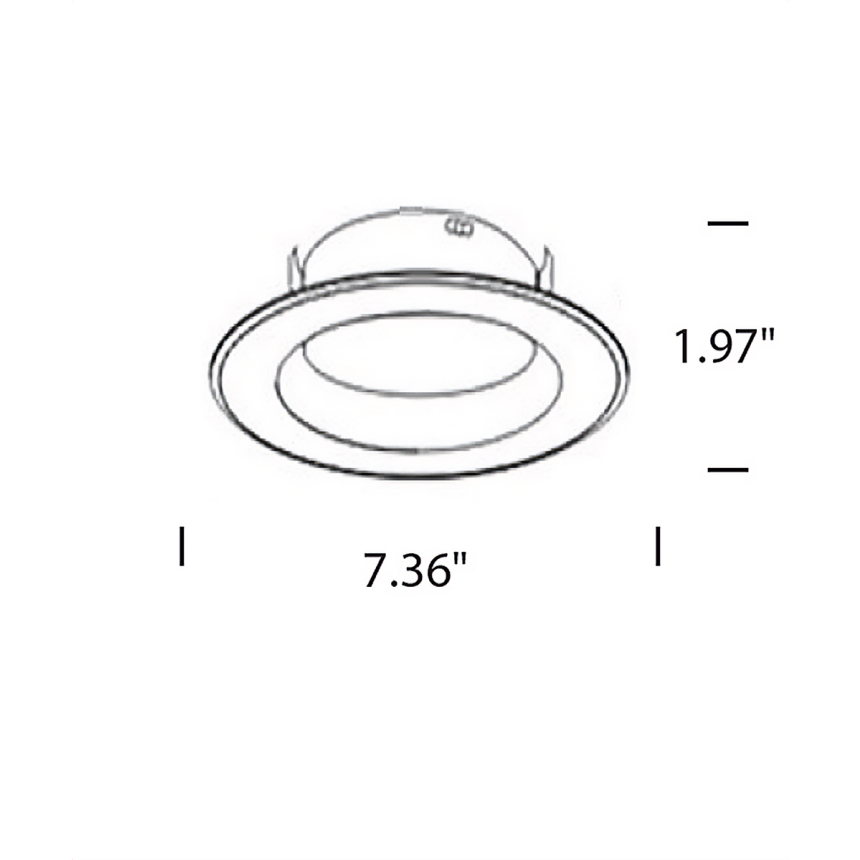 6-Inch Round LED Recessed Can Light