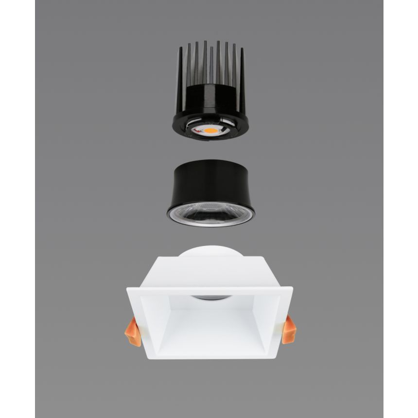 3-Inch Square Mini LED Recessed Direct Downlight