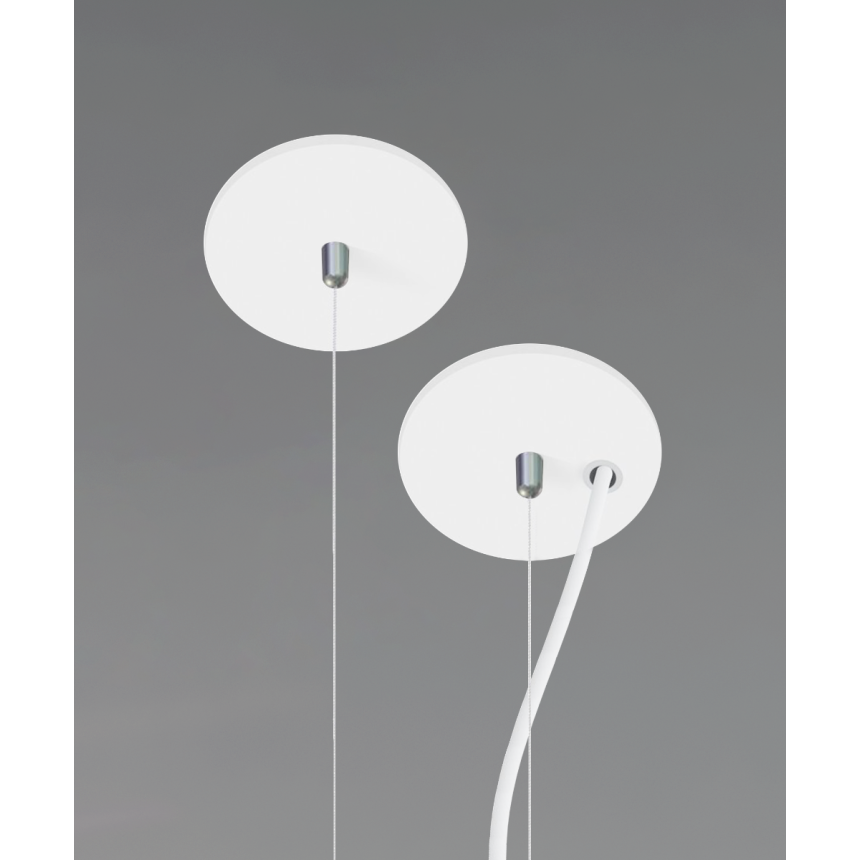 Aircraft cable canopy rendering showing round powered and non-powered canopy and 180º adjustable gripper