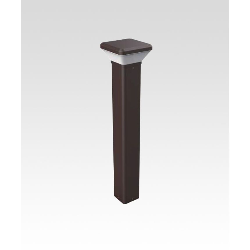 42-Inch Architectural Outdoor Square Bollard LED Pathway Light