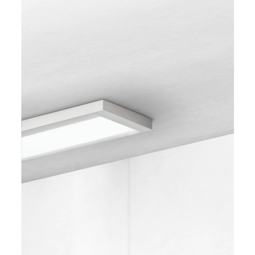 Alcon Lighting 14054-S-6 LED slim surface light with a white finish.