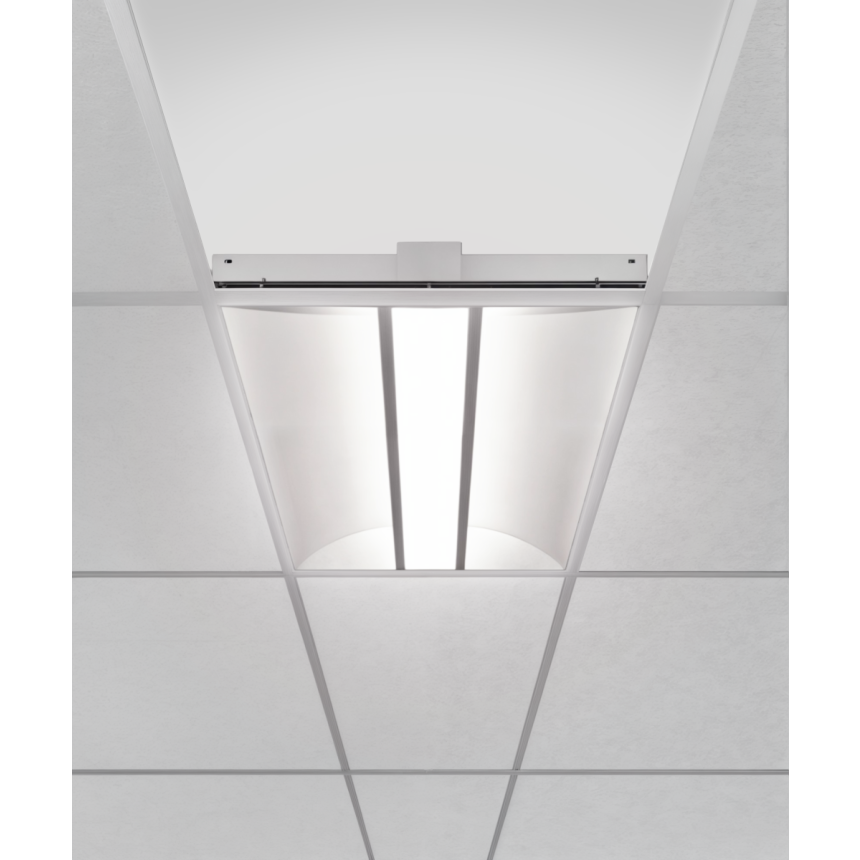 Alcon Lighting 14126-R LED recessed troffer panel light with a white finish.