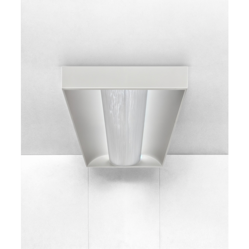 Alcon Lighting 24000-S LED Drop Panel surface light with a white finish.