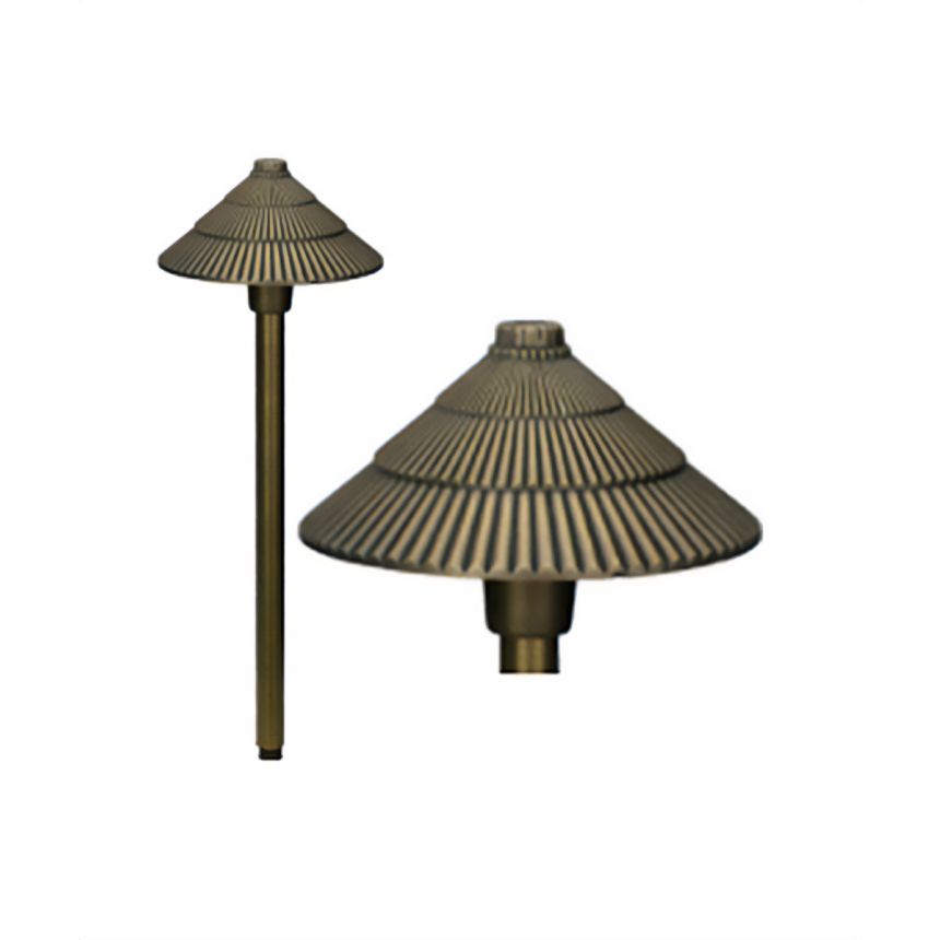 Cast Brass Low-Voltage Architectural Landscape LED Path Light