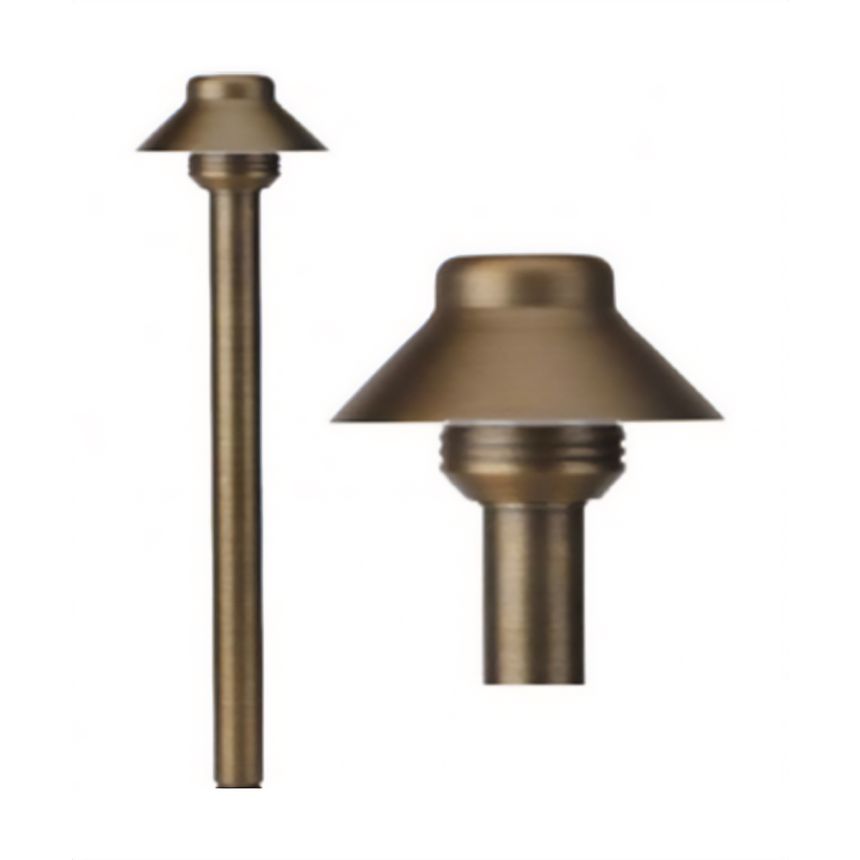 Solid Brass Low-Voltage Architectural Landscape LED Path Light